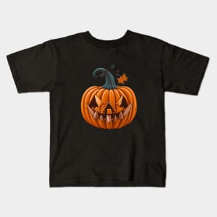 halloween pumpkin Kids T-Shirt